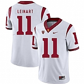 USC Trojans 11 Matt Leinart White College Football Jersey Dzhi,baseball caps,new era cap wholesale,wholesale hats